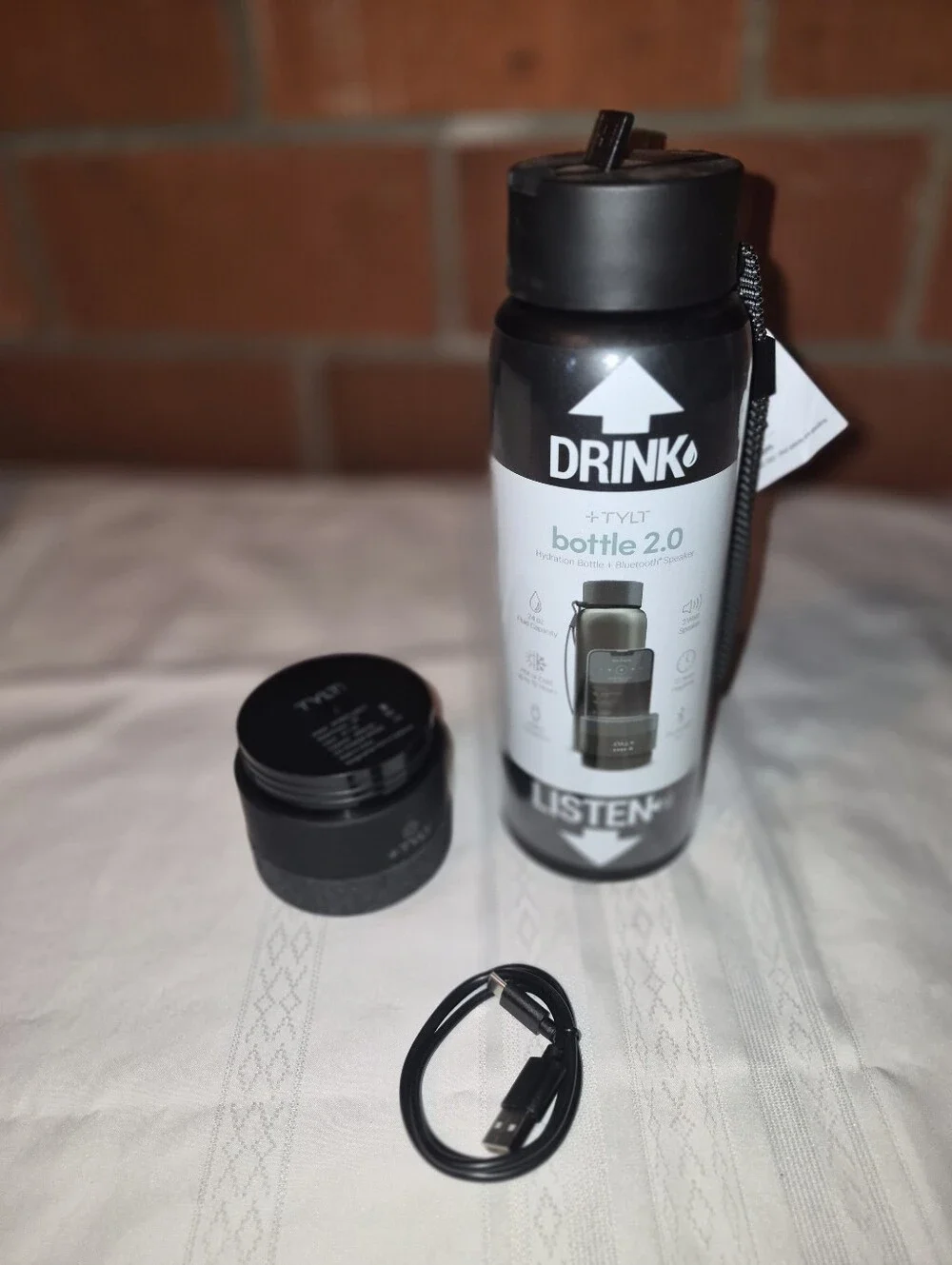 Bottle 2.0 Bluetooth Speaker Water Bottle - Black